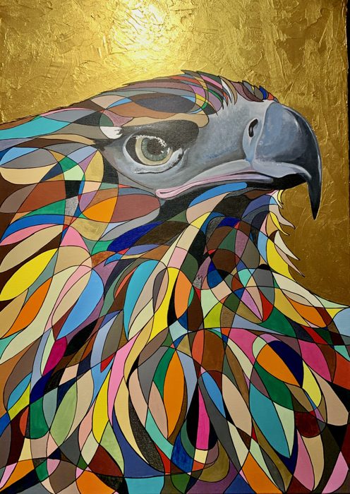 BRUCE, 70 x 100 cm · Acryl auf Leinwand