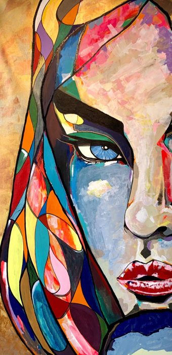ELENA, 120 x 70 cm · Acryl auf Leinwand