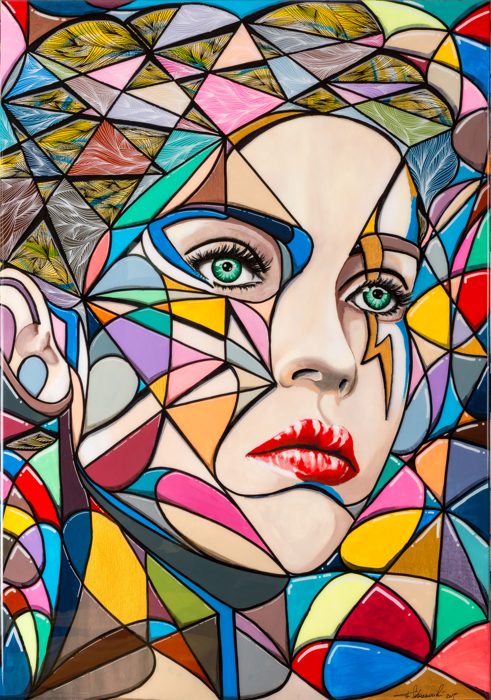 HOPE, 70 x 100 cm · Acryl auf Holz, mit Epoxidharz versiegelt