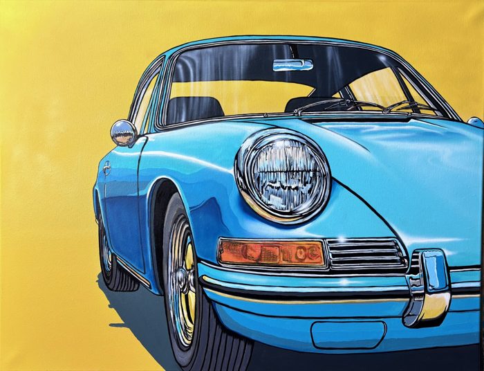 PORSCHE 912, 120 x 80 cm · Acryl auf Leinwand