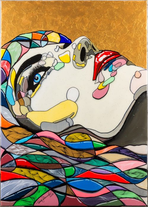SUNSHINE, 70 x 100 cm · Acryl auf Holz, mit Epoxidharz versiegelt