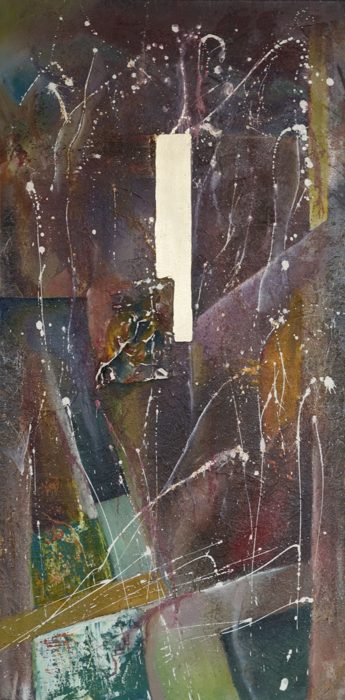OHNE TITEL (Goldstreifen)